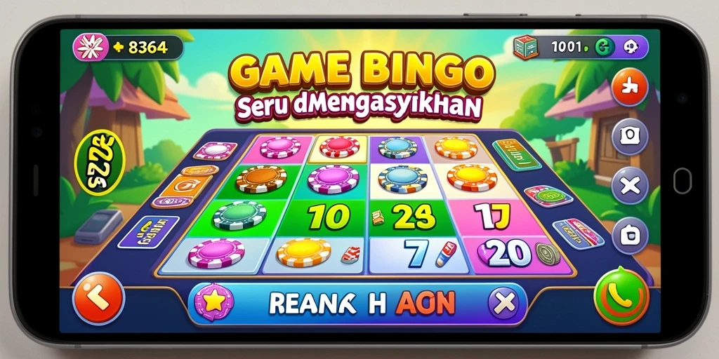 Tampilan gameplay seru dari 8364 dengan banyak pemain Bingo.