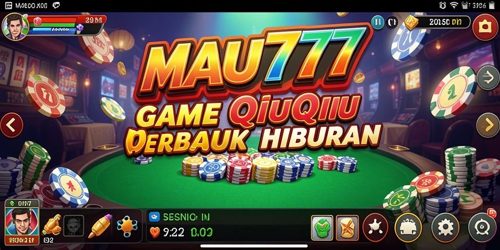 Tampilan menarik dari gameplay QiuQiu di MAU777.