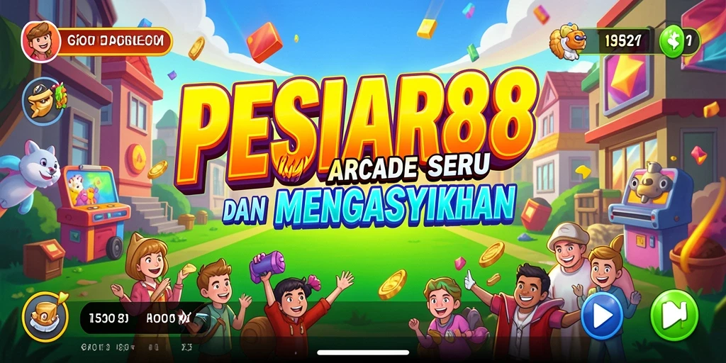 Screenshot dari gameplay PESIAR88 yang menampilkan aksi Arcade yang seru.