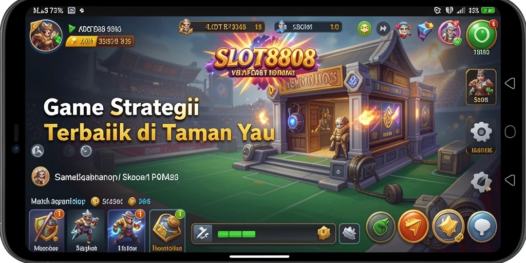 Gambaran gameplay mendebarkan di SLOT8808 yang menguji strategi Anda.